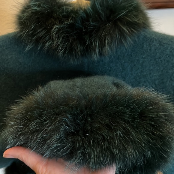 🎉𝐇𝐏!🎉Dyed Fox/Cashmere Shrug - Picture 10 of 13